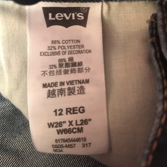Youth Boy’s Levi’s 12 Regular W26” X L26” - Picture 4 of 5